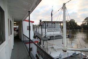 View of PS Industry from PS Marion, Mildura