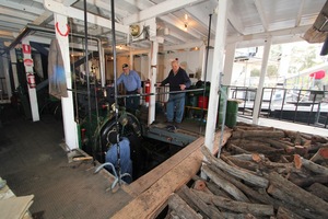 Engine room of the PS Marion, Mildura