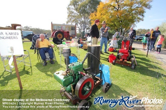 Steam display at the Melbourne Centenary