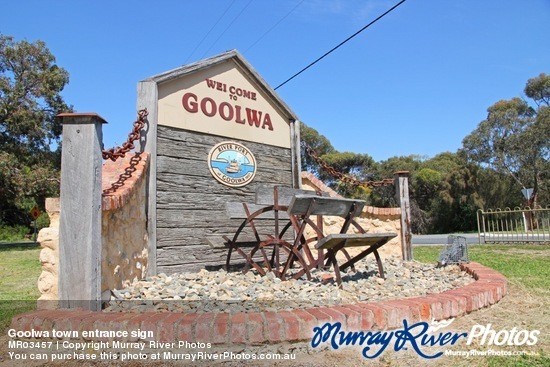 Goolwa town entrance sign