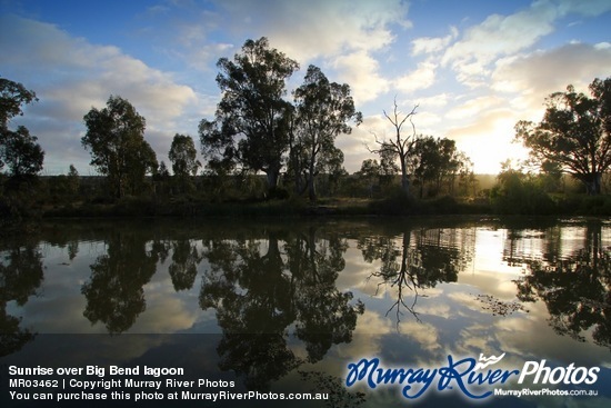 Sunrise over Big Bend lagoon