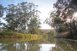 Beautiful, still lagoon near Big Bend