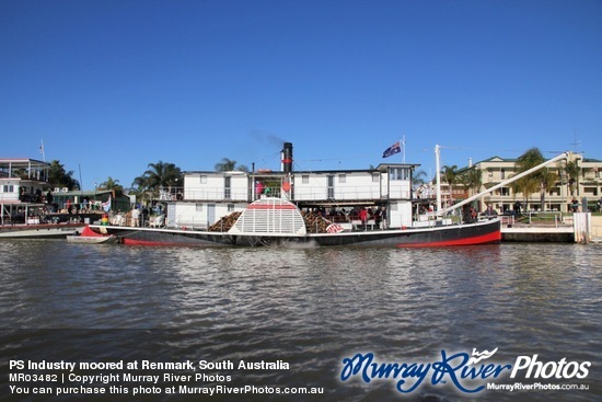 PS Industry moored at Renmark, South Australia