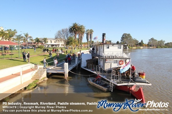 PS Industry, Renmark, Riverland, Paddle steamers, Paddle boats, Murray River, South Australia