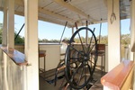 PS Adelaide wheelhouse moored near Buronga