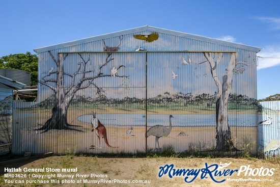 Hattah General Store mural