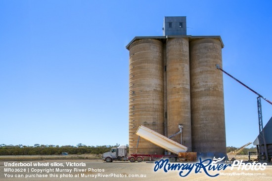 Underbool wheat silos, Victoria