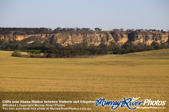 Cliffs near Akuna Station between Waikerie and Kingston on Murray