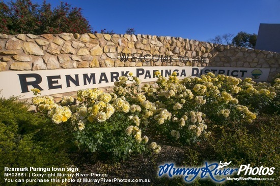 Renmark Paringa town sign