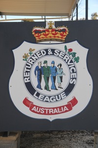 RSL sign in Blanchetown, South Australia