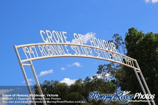 Grove of Honour, Robinvale, Victoria