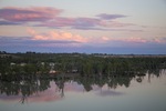 Sunset over the Murray River at Blanchetown, South Australia