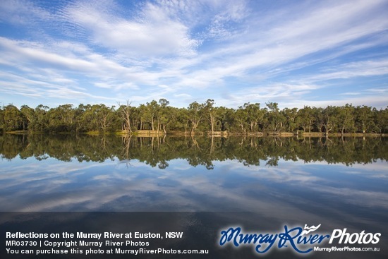 Reflections on the Murray River at Euston, NSW