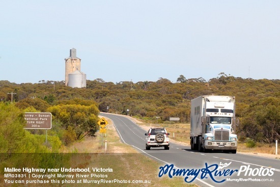 Mallee Highway near Underbool, Victoria