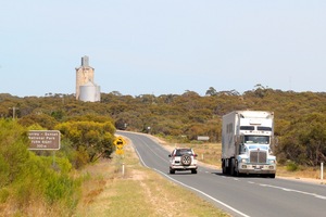 Mallee Highway near Underbool, Victoria