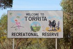 Torrita Recreational Reserve sign, Victoria