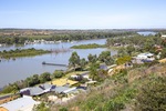 Lookout over the Murray River at Mannum, South Australia