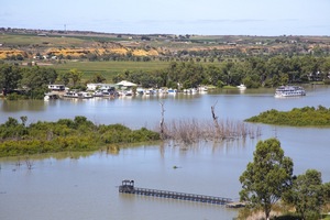 Lookout over the Murray River at Mannum, South Australia