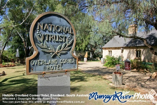 Historic Overland Corner Hotel, Riverland, South Australia was built 1859