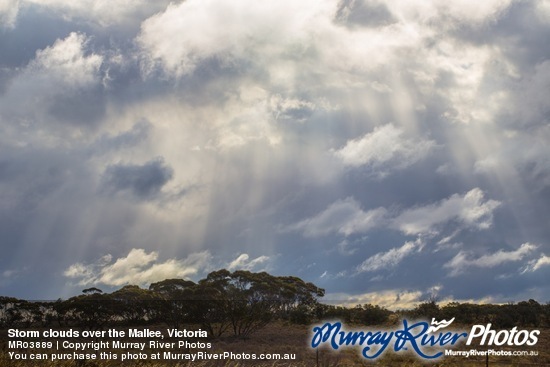 Storm clouds over the Mallee, Victoria