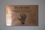 Ngarrindjeri Anzacs from WWI church plaque, Raaukan