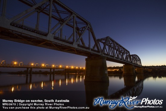 Murray Bridge on sunrise, South Australia