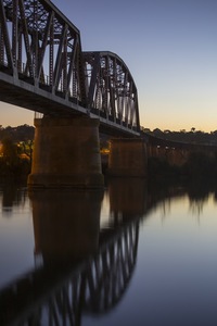 Murray Bridge on sunrise, South Australia