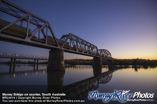 Murray Bridge on sunrise, South Australia