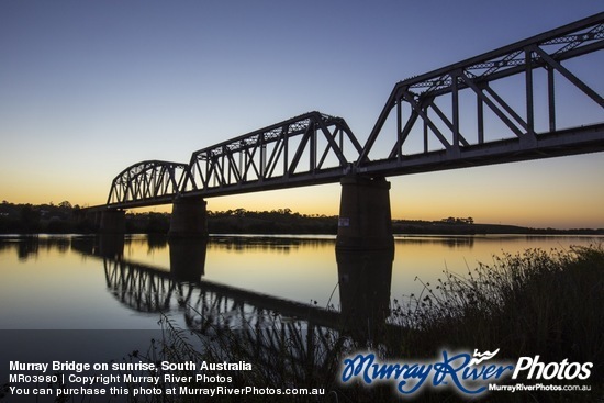 Murray Bridge on sunrise, South Australia