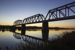 Murray Bridge on sunrise, South Australia