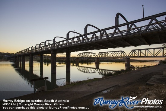 Murray Bridge on sunrise, South Australia