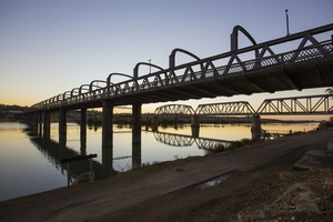 Murray Bridge on sunrise, South Australia