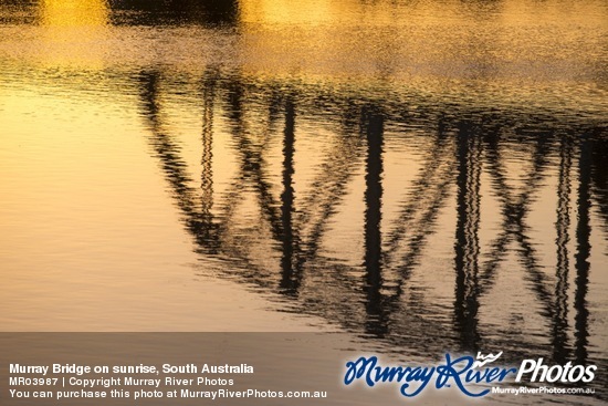 Murray Bridge on sunrise, South Australia