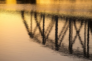 Murray Bridge on sunrise, South Australia