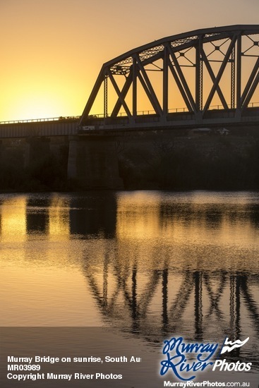 Murray Bridge on sunrise, South Australia