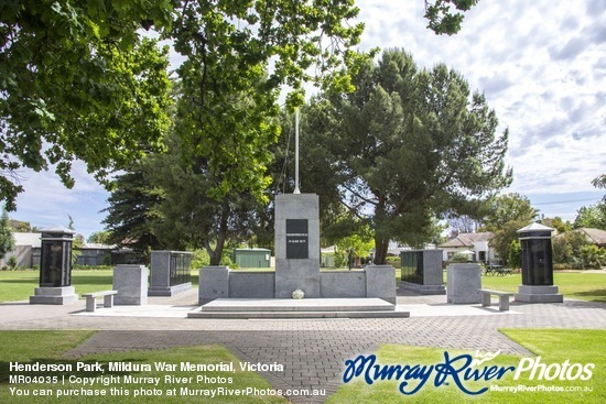 Henderson Park, Mildura War Memorial, Victoria