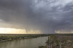 Thunderstorm over Blanchtown and Murray River
