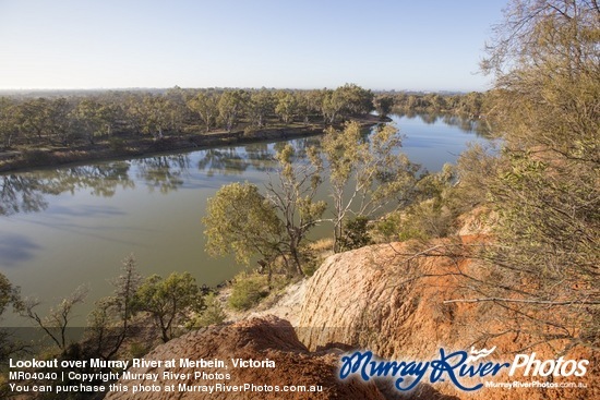 Lookout over Murray River at Merbein, Victoria