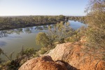 Lookout over Murray River at Merbein, Victoria