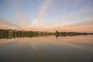 Sunrise over the Murray River at Blanchetown