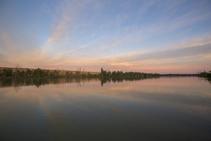 Sunrise over the Murray River at Blanchetown