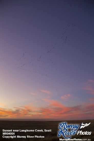 Sunset near Langhorne Creek, South Australia