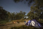 Camping by the Darling River, NSW