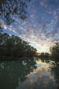 Sunrise on the Darling River, NSW