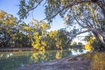 Afternoon light on the Darling River, NSW