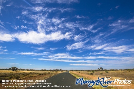 Road to Pooncarie, NSW, Outback