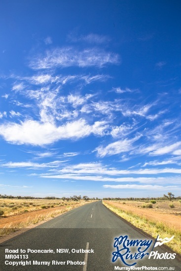 Road to Pooncarie, NSW, Outback