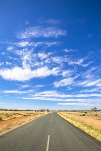 Road to Pooncarie, NSW, Outback