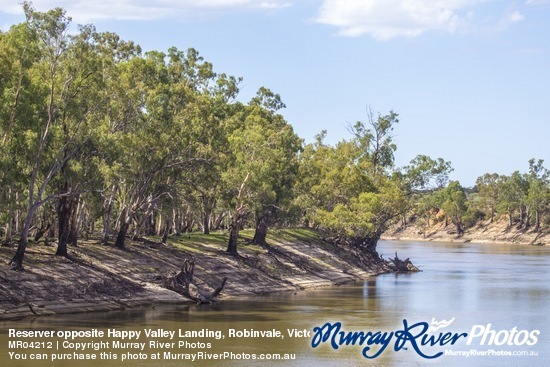 Reserver opposite Happy Valley Landing, Robinvale, Victoria