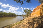 Cliffs and Murray River at Happy Valley Landing, Robinvale, Victoria